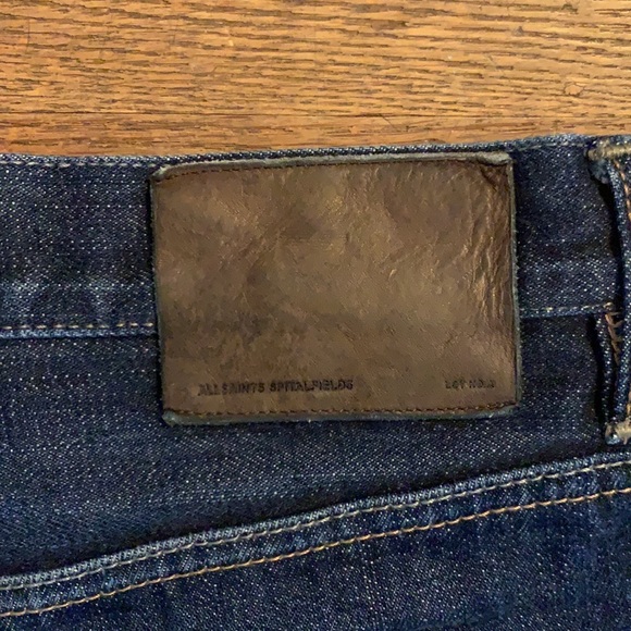 All Saints Mens Denim W32 Cigarette Skinny Fit - Picture 5 of 6